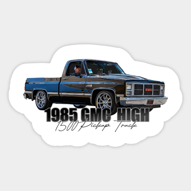 1985 GMC High Sierra 1500 Pickup Truck Sticker by Gestalt Imagery